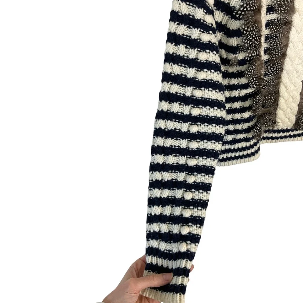 J.‎ Crew Collection Merino Wool Feather Front Sweater